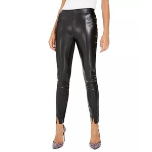 BAR III Faux Leather and Ponte Leggings